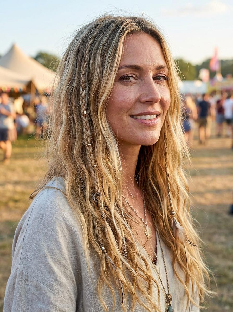 Half-up Braids - Festival Frisur
